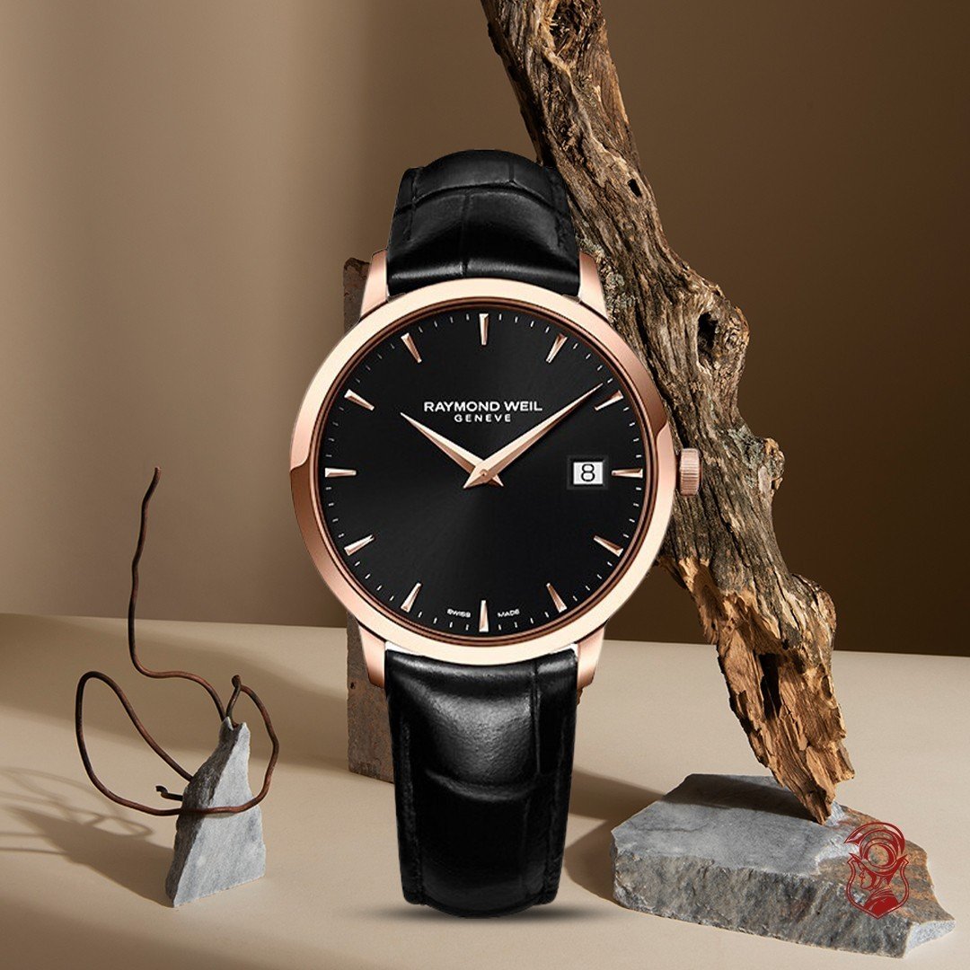 MSP: 73464 RAYMOND WEIL TOCCATA BLACK LEATHER 39MM 21,630,000 VNĐ